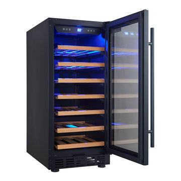 Smart 80L Single Zone Wine Fridge in Black (SMAWC33SN)