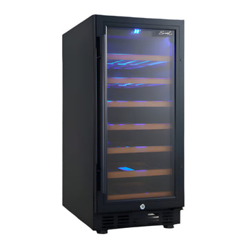 Smart 80L Single Zone Wine Fridge in Black (SMAWC33SN)